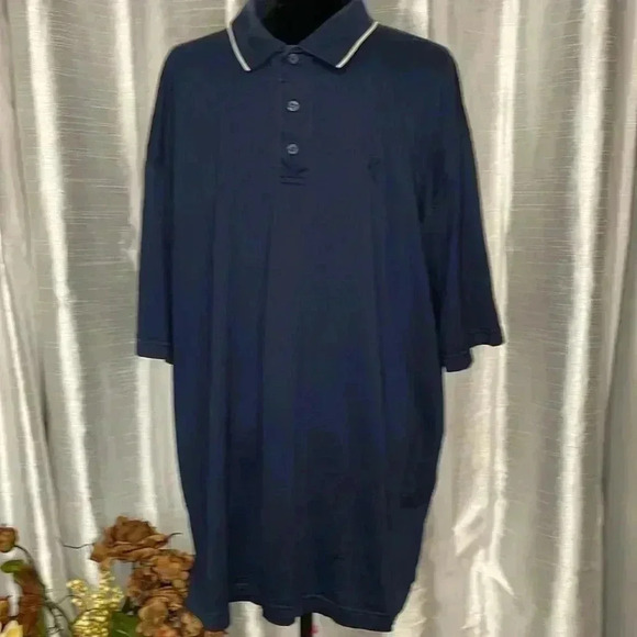 Ashworth Men’s XXL Navy Short Sleeve Shirt - Picture 3 of 8